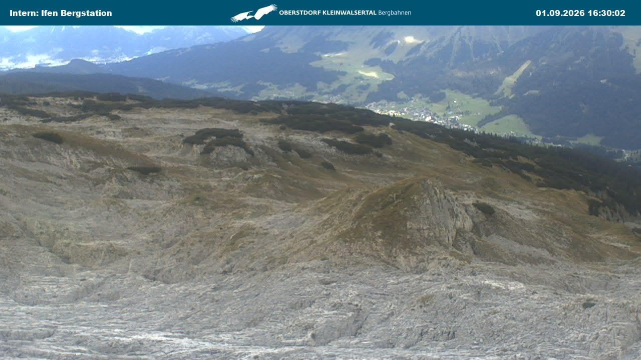 Archived image Webcam Top Station Hahnenköpfle - Ifenbergbahn