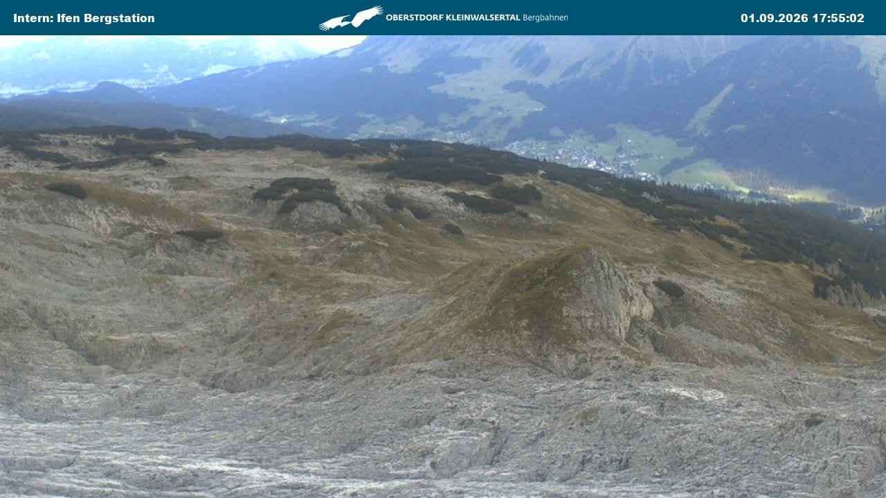 Archived image Webcam Top Station Hahnenköpfle - Ifenbergbahn
