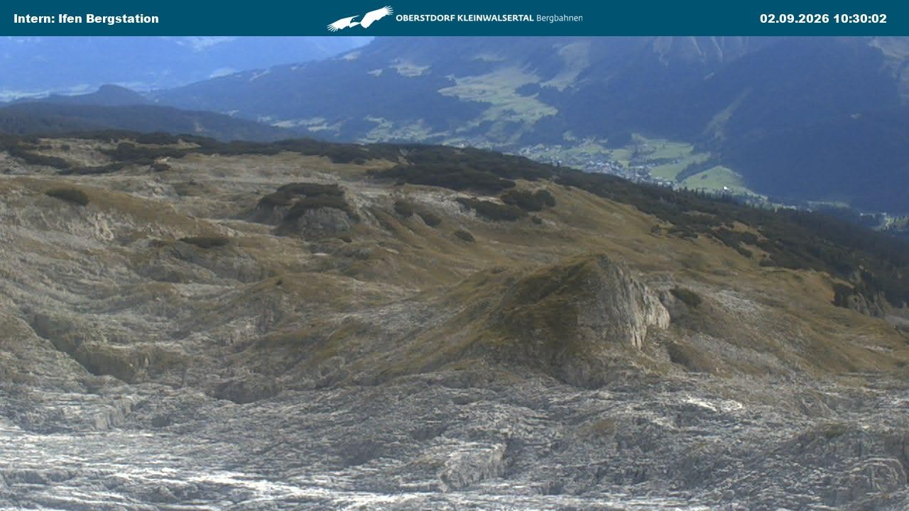 Archived image Webcam Top Station Hahnenköpfle - Ifenbergbahn