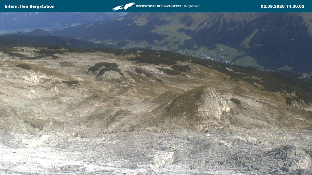 Archived image Webcam Top Station Hahnenköpfle - Ifenbergbahn