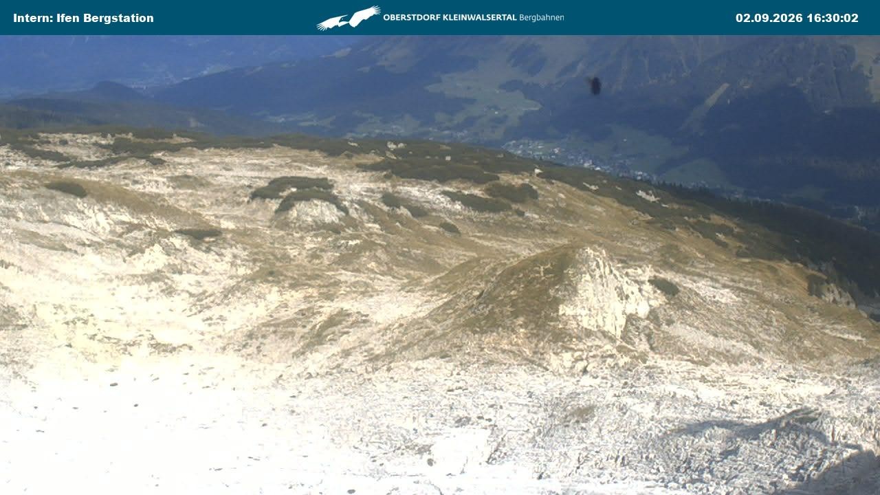 Archived image Webcam Top Station Hahnenköpfle - Ifenbergbahn