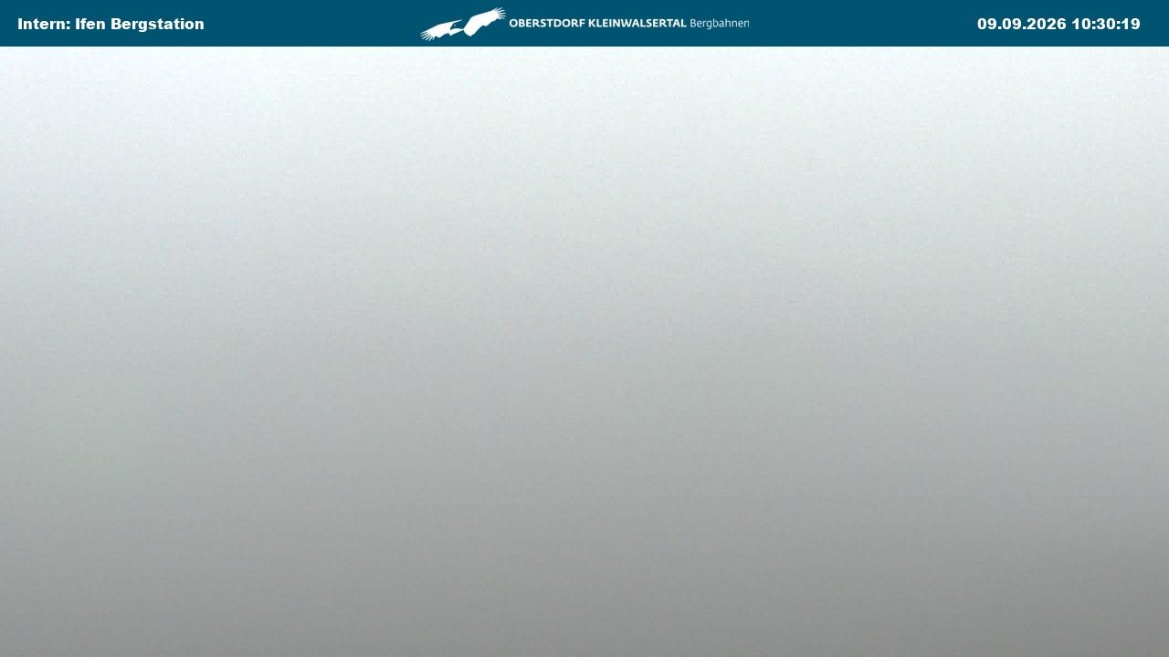 Archiv Foto Webcam Kleinwalsertal Ifenbergbahn - Station Hahnenköpfle