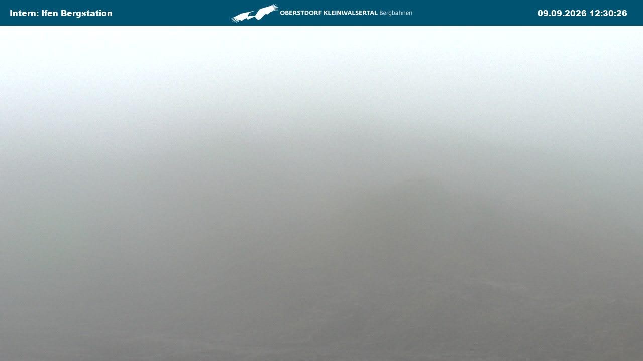 Archiv Foto Webcam Kleinwalsertal Ifenbergbahn - Station Hahnenköpfle
