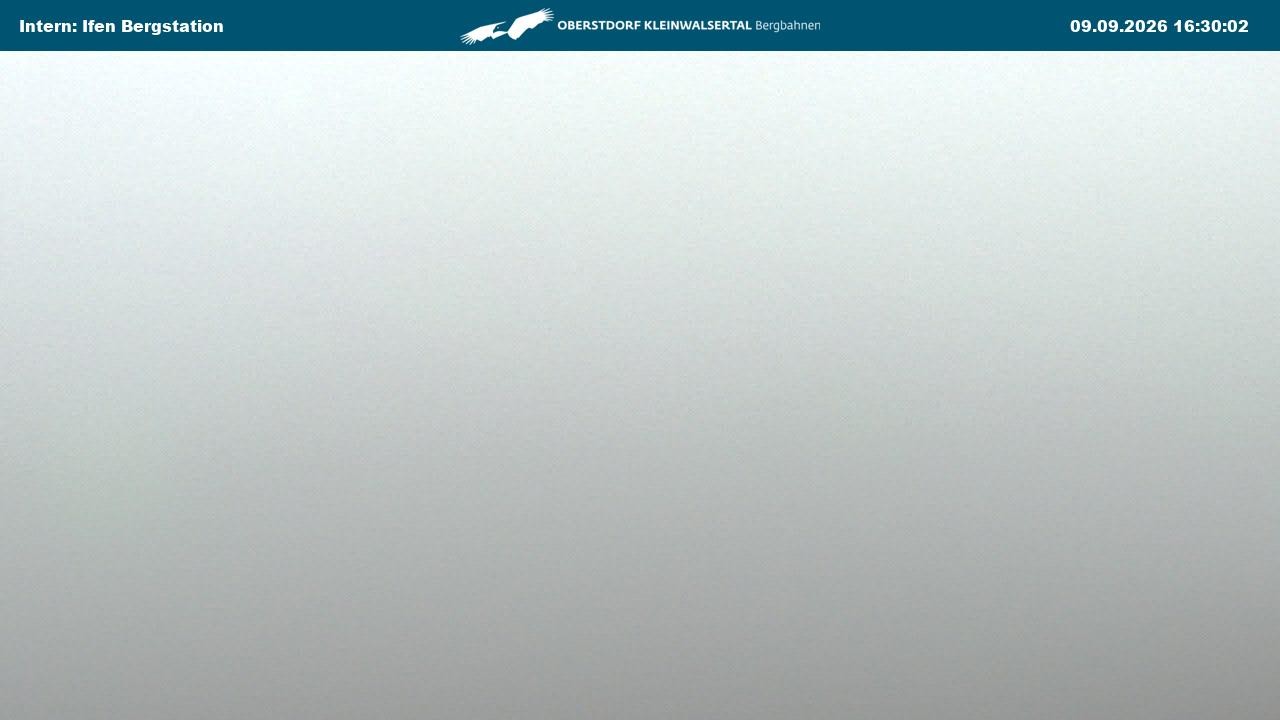 Archiv Foto Webcam Kleinwalsertal Ifenbergbahn - Station Hahnenköpfle