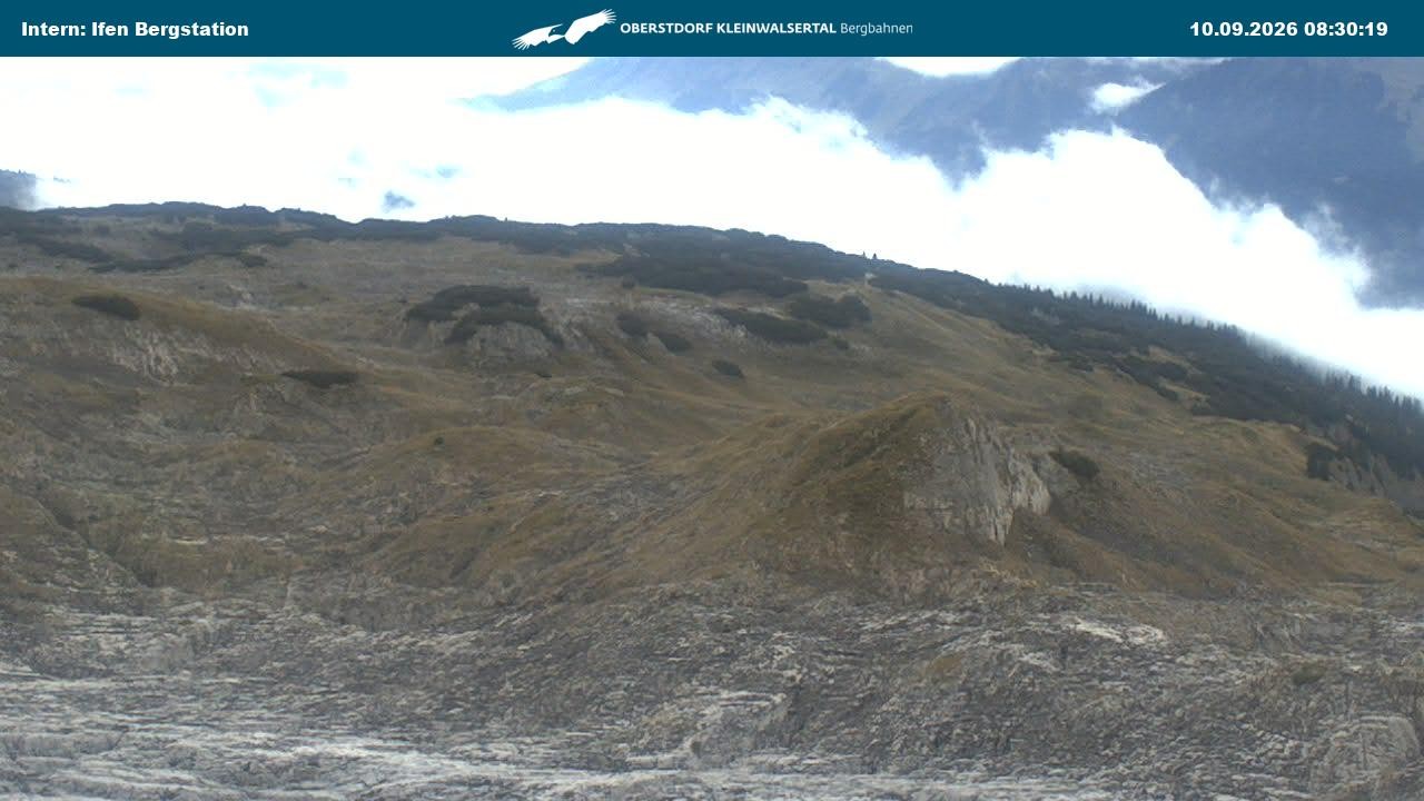 Archiv Foto Webcam Kleinwalsertal Ifenbergbahn - Station Hahnenköpfle