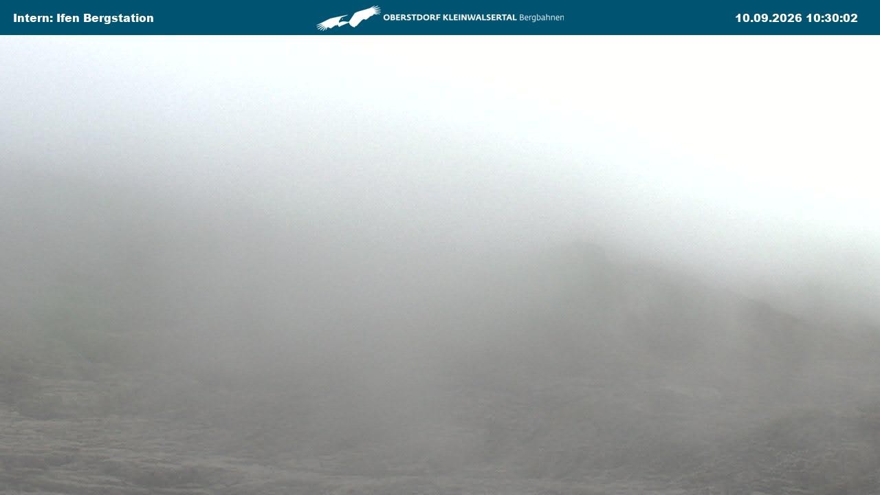 Archiv Foto Webcam Kleinwalsertal Ifenbergbahn - Station Hahnenköpfle