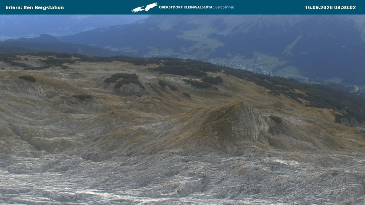 Archiv Foto Webcam Kleinwalsertal Ifenbergbahn - Station Hahnenköpfle