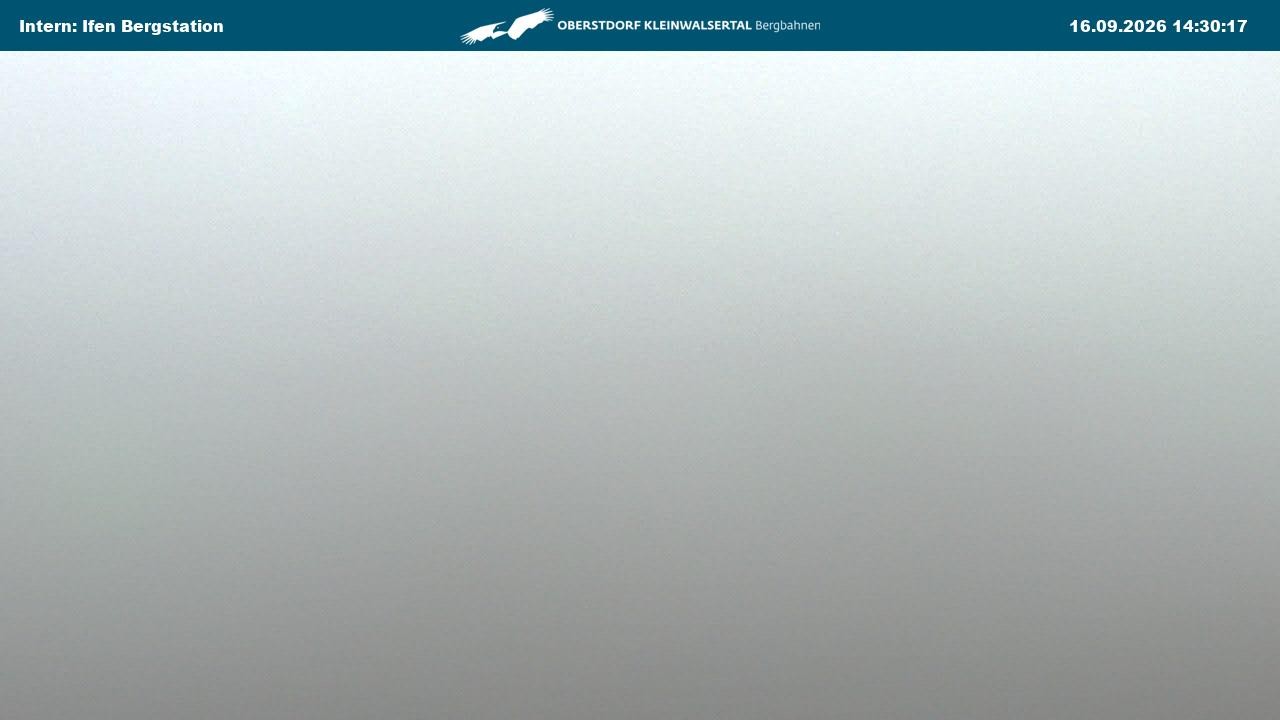 Archiv Foto Webcam Kleinwalsertal Ifenbergbahn - Station Hahnenköpfle