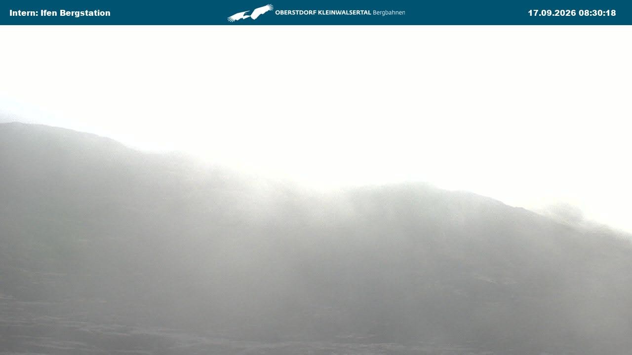 Archiv Foto Webcam Kleinwalsertal Ifenbergbahn - Station Hahnenköpfle