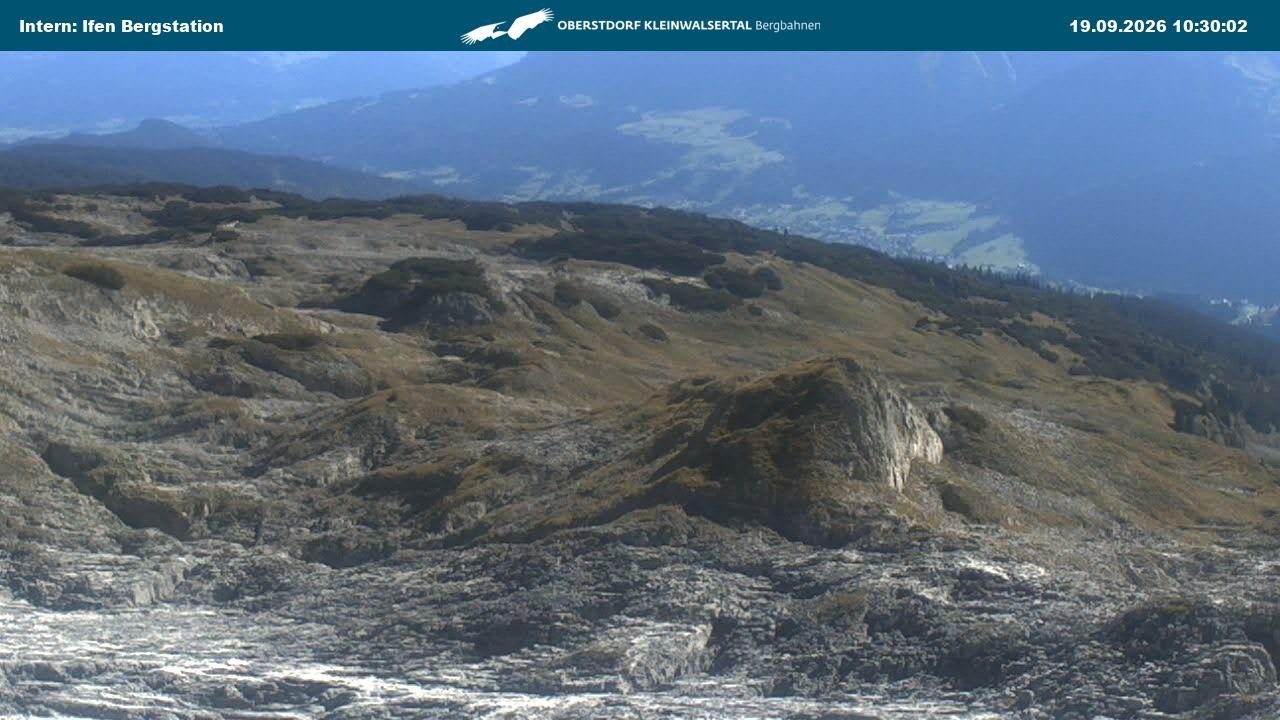 Archived image Webcam Top Station Hahnenköpfle - Ifenbergbahn
