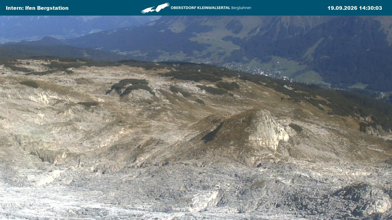 Archived image Webcam Top Station Hahnenköpfle - Ifenbergbahn