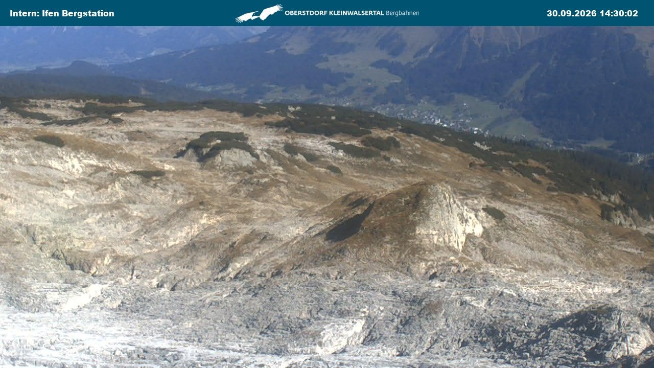 Archived image Webcam Top Station Hahnenköpfle - Ifenbergbahn