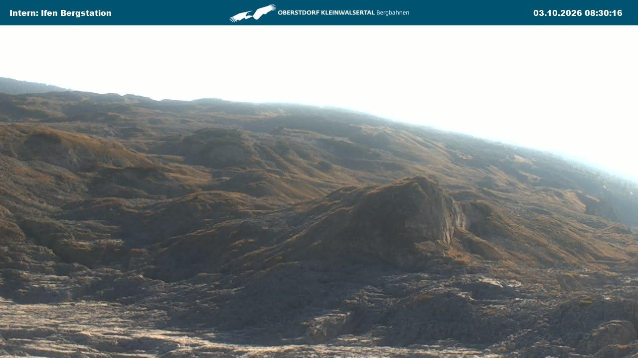 Archiv Foto Webcam Kleinwalsertal Ifenbergbahn - Station Hahnenköpfle