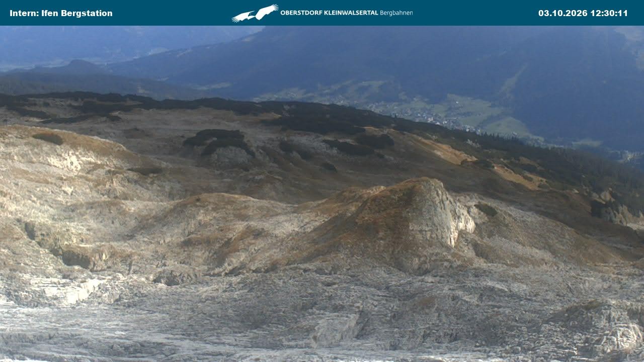 Archiv Foto Webcam Kleinwalsertal Ifenbergbahn - Station Hahnenköpfle