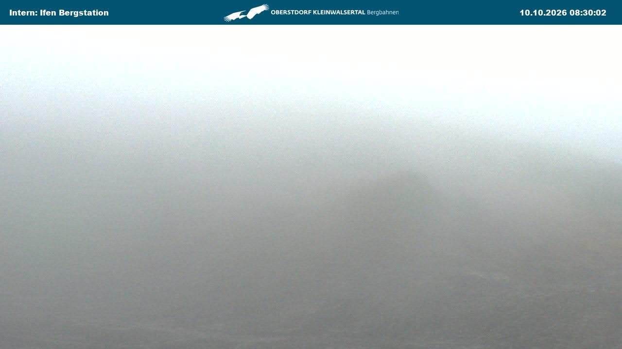 Archiv Foto Webcam Kleinwalsertal Ifenbergbahn - Station Hahnenköpfle