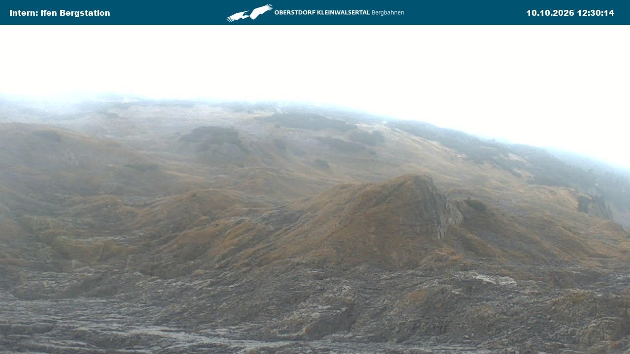Archiv Foto Webcam Kleinwalsertal Ifenbergbahn - Station Hahnenköpfle