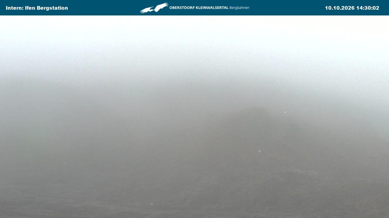 Archiv Foto Webcam Kleinwalsertal Ifenbergbahn - Station Hahnenköpfle