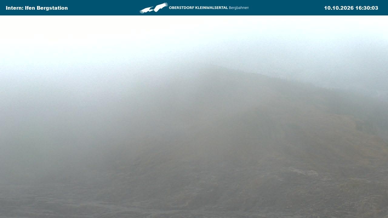 Archiv Foto Webcam Kleinwalsertal Ifenbergbahn - Station Hahnenköpfle