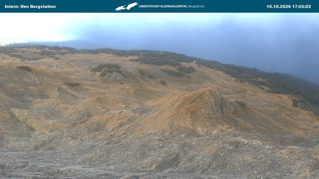 Archiv Foto Webcam Kleinwalsertal Ifenbergbahn - Station Hahnenköpfle