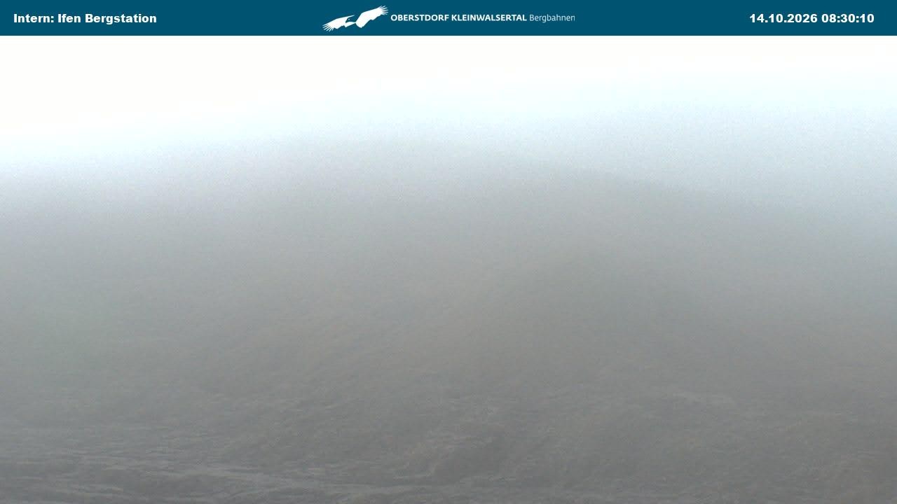 Archiv Foto Webcam Kleinwalsertal Ifenbergbahn - Station Hahnenköpfle