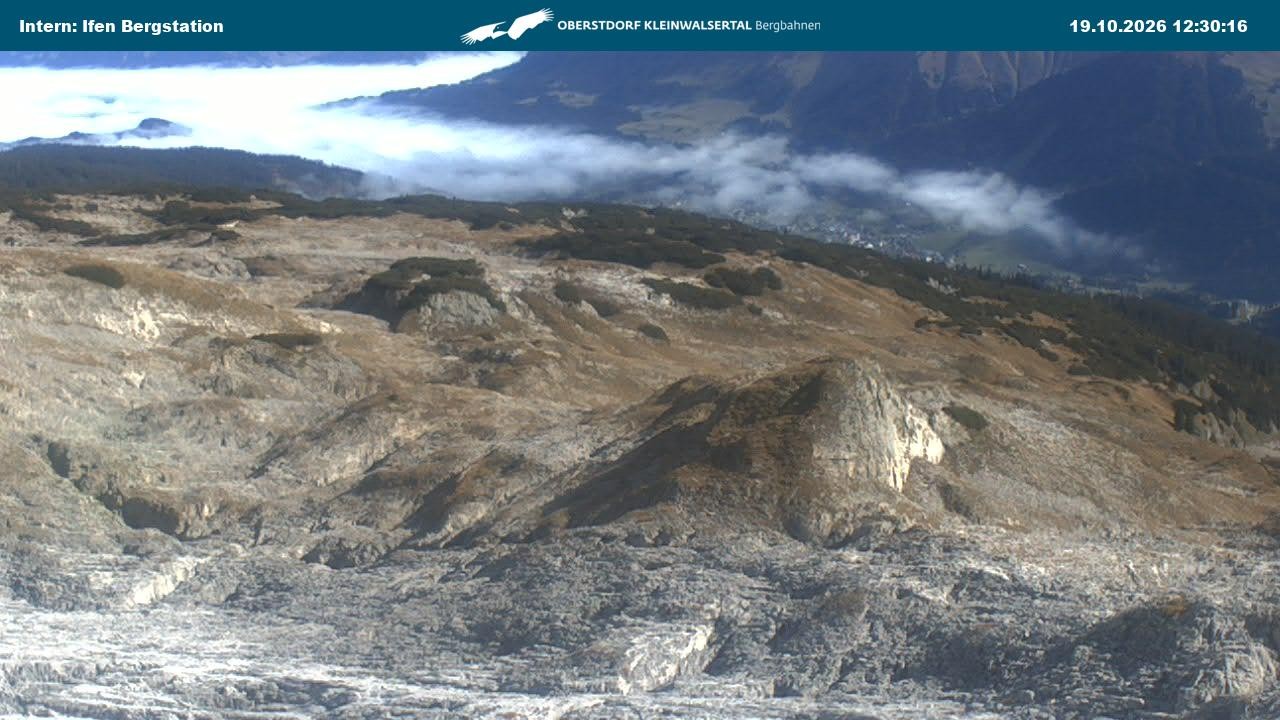 Archived image Webcam Top Station Hahnenköpfle - Ifenbergbahn