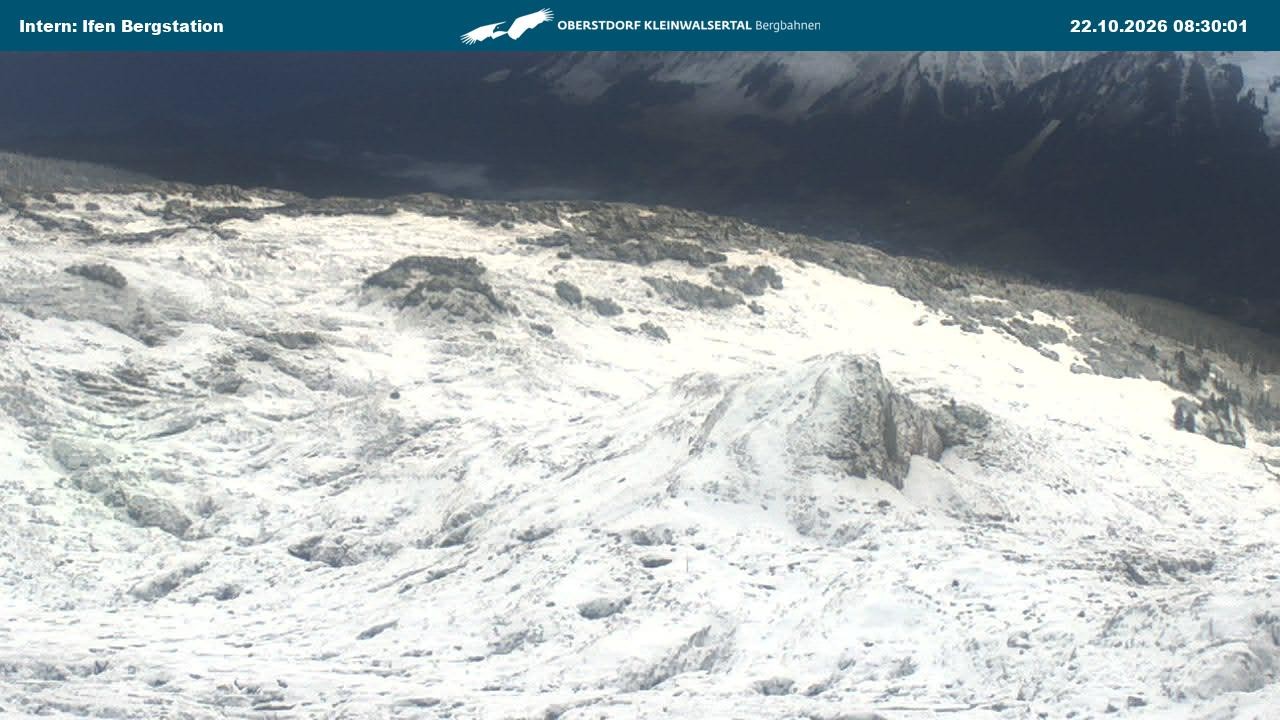 Archiv Foto Webcam Kleinwalsertal Ifenbergbahn - Station Hahnenköpfle