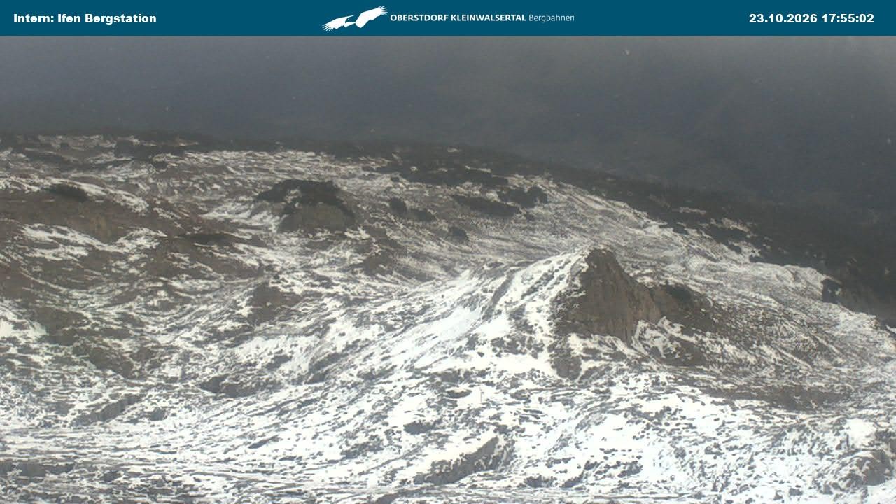 Archiv Foto Webcam Kleinwalsertal Ifenbergbahn - Station Hahnenköpfle