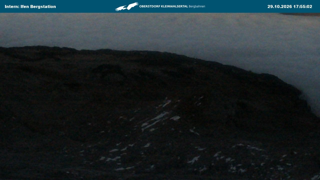 Archiv Foto Webcam Kleinwalsertal Ifenbergbahn - Station Hahnenköpfle