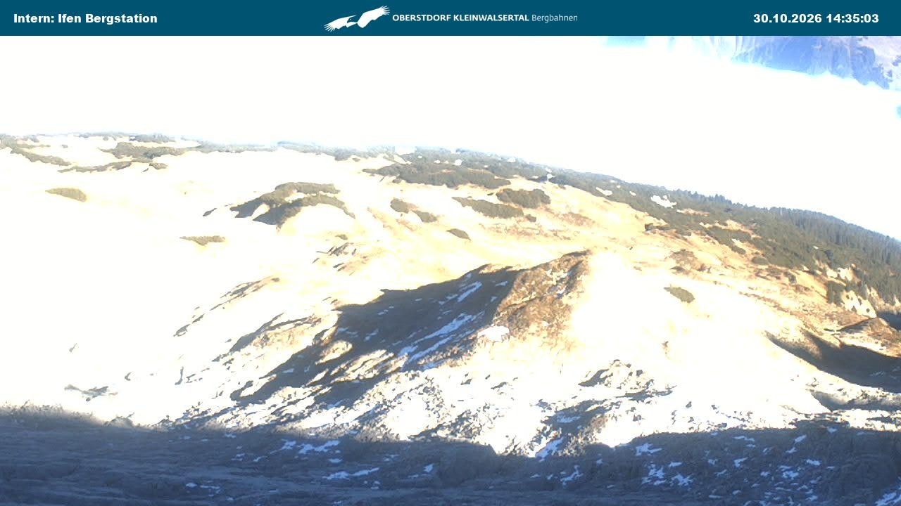 Archived image Webcam Top Station Hahnenköpfle - Ifenbergbahn