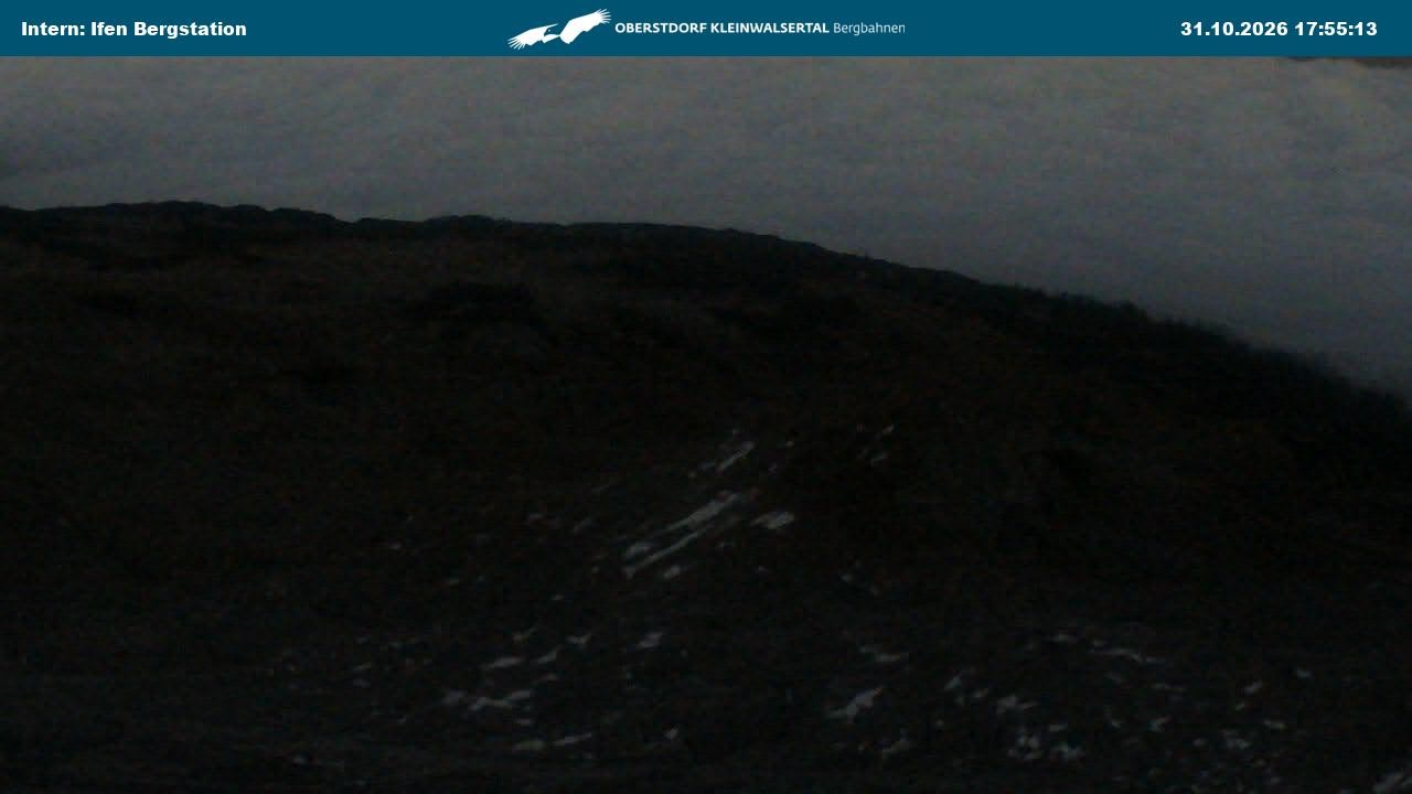 Archiv Foto Webcam Kleinwalsertal Ifenbergbahn - Station Hahnenköpfle