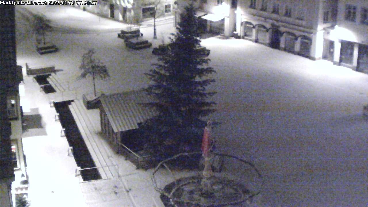 Archiv Foto Webcam Marktplatz Biberach an der Riß
