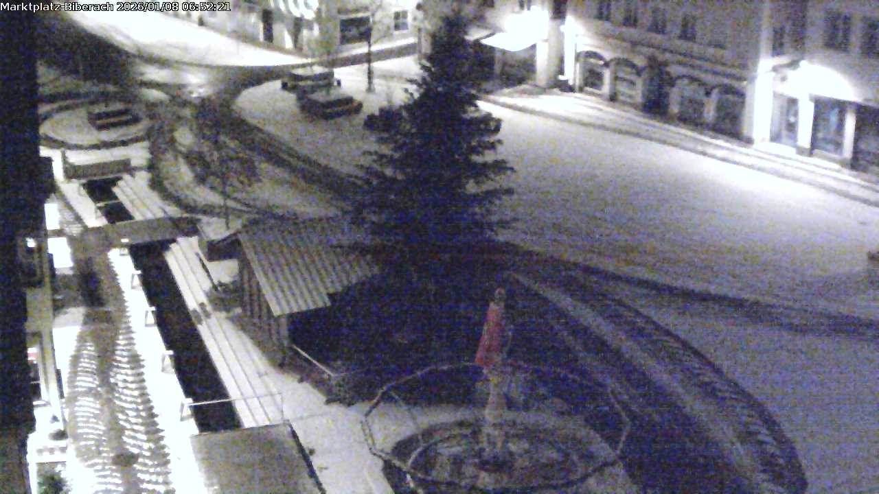 Archiv Foto Webcam Marktplatz Biberach an der Riß