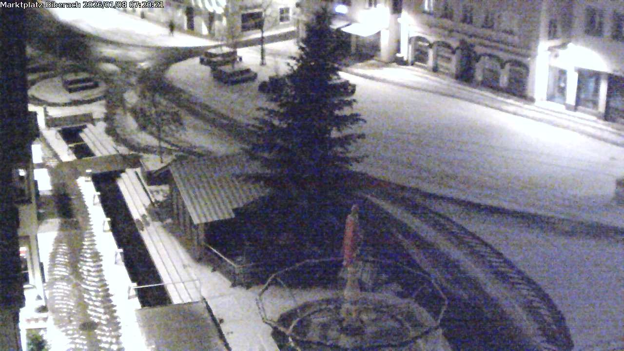 Archiv Foto Webcam Marktplatz Biberach an der Riß