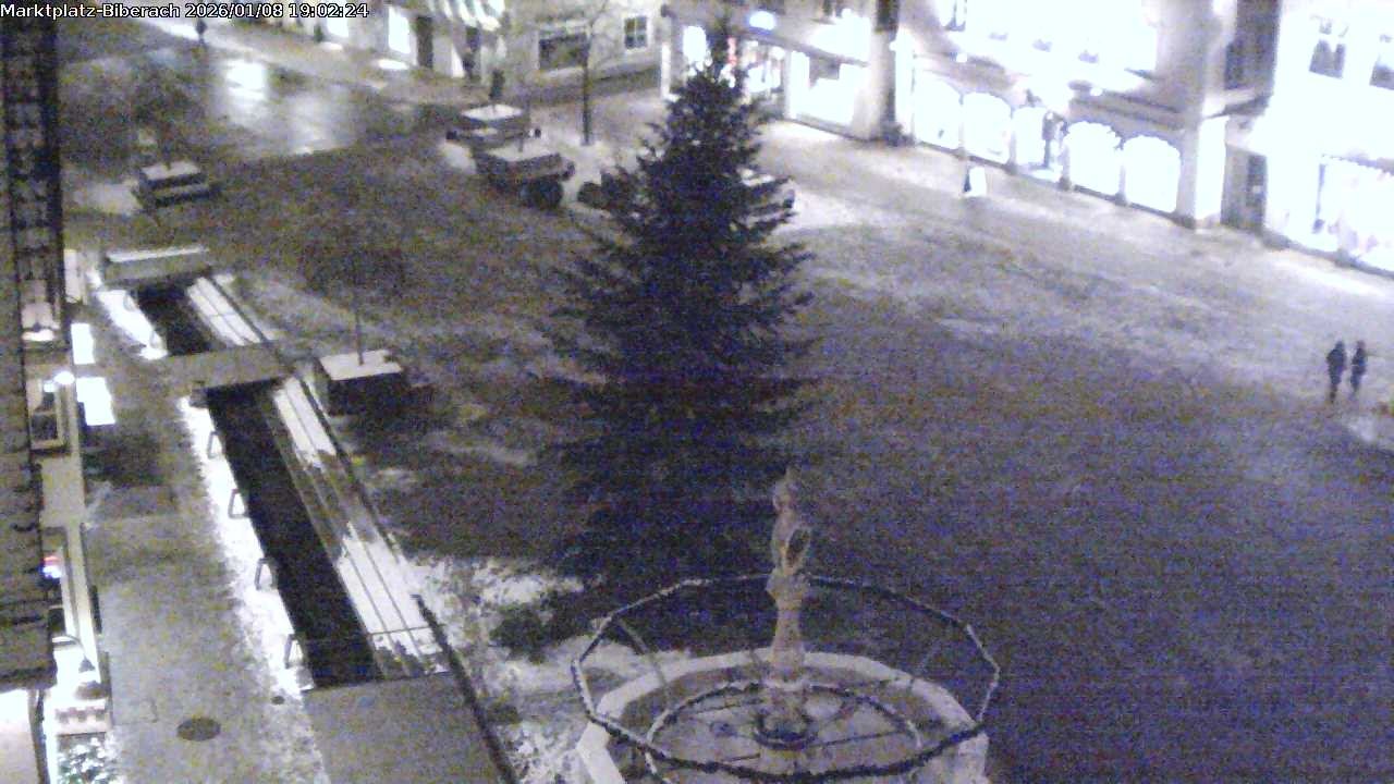 Archiv Foto Webcam Marktplatz Biberach an der Riß
