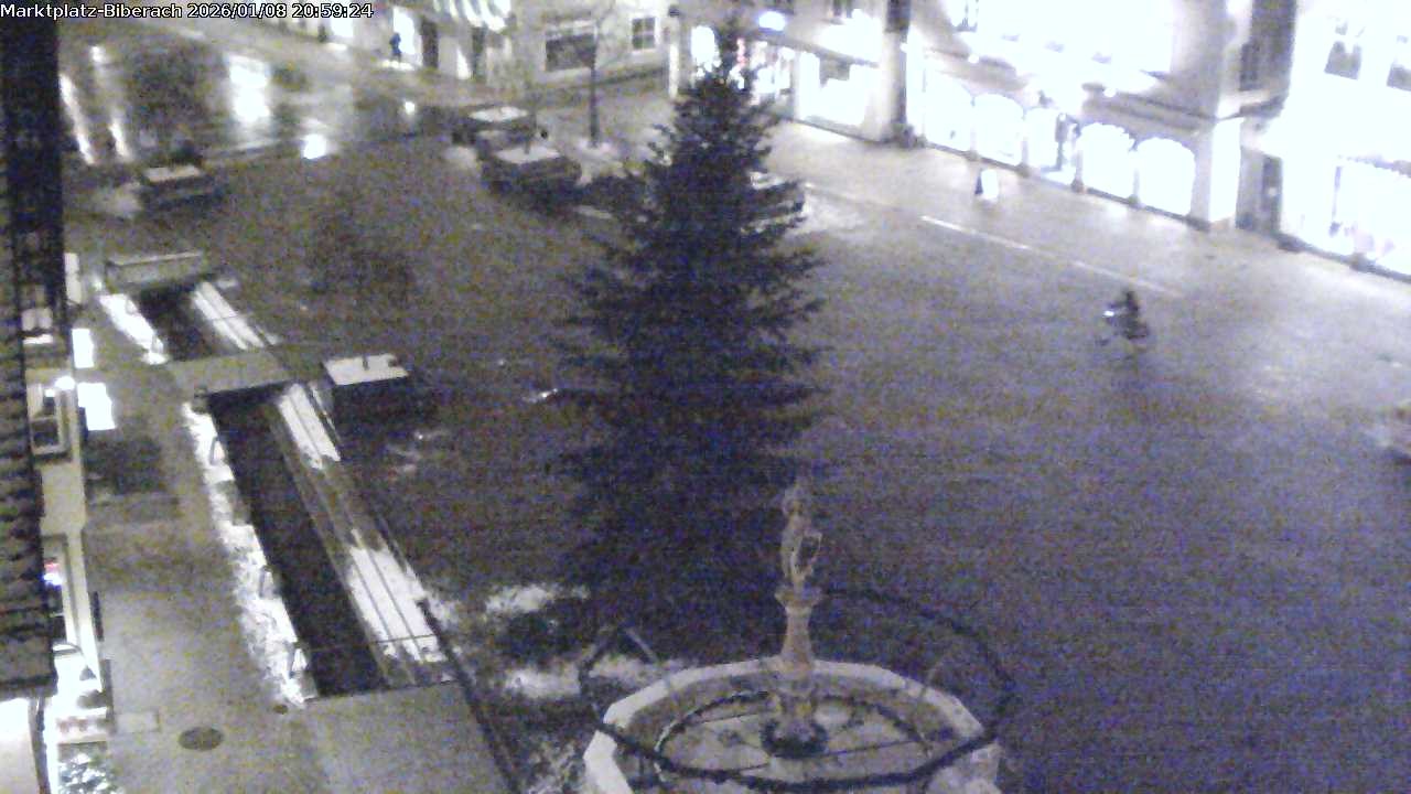 Archiv Foto Webcam Marktplatz Biberach an der Riß
