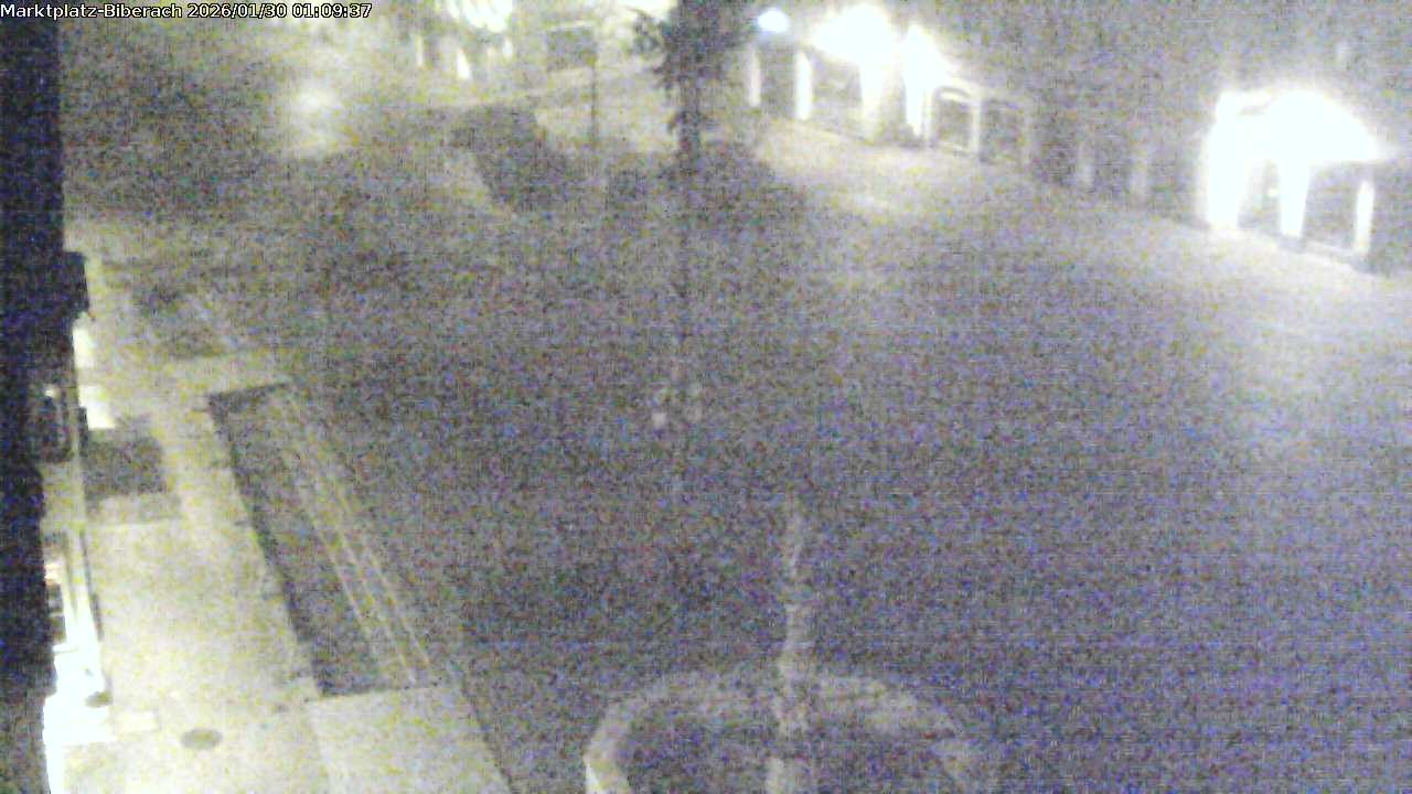 Archiv Foto Webcam Marktplatz Biberach an der Riß