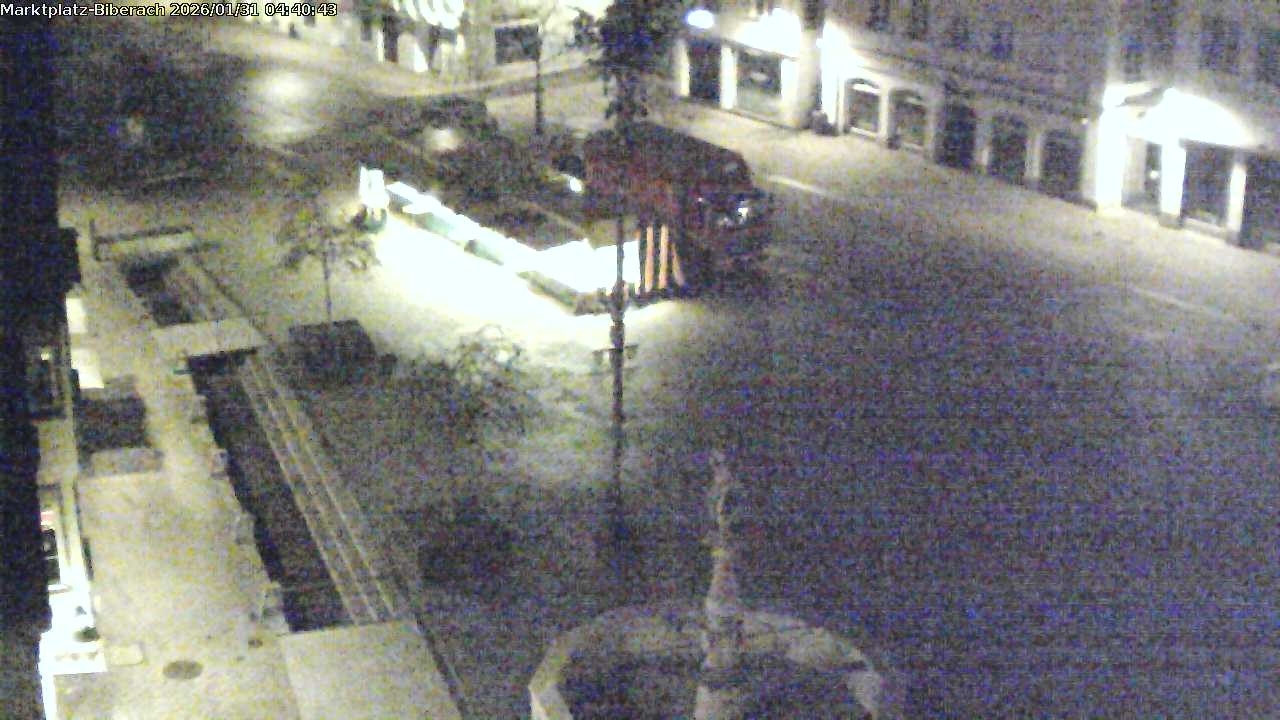 Archiv Foto Webcam Marktplatz Biberach an der Riß