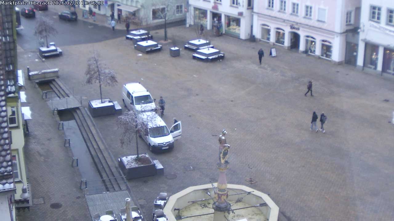 Archived image Webcam Biberach an der Riß - Town Square