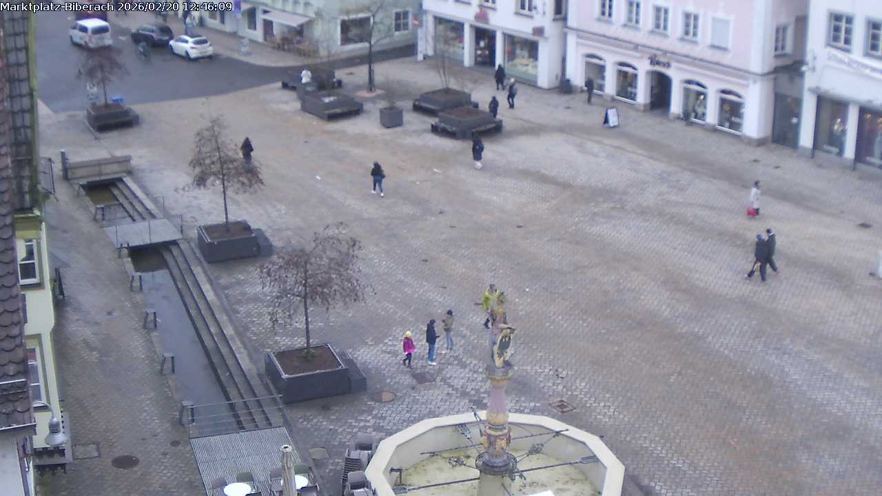 Archived image Webcam Biberach an der Riß - Town Square