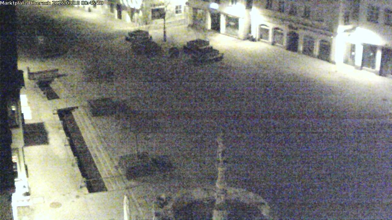 Archiv Foto Webcam Marktplatz Biberach an der Riß