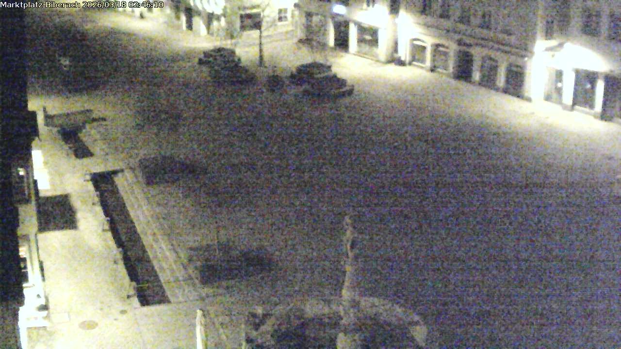 Archiv Foto Webcam Marktplatz Biberach an der Riß