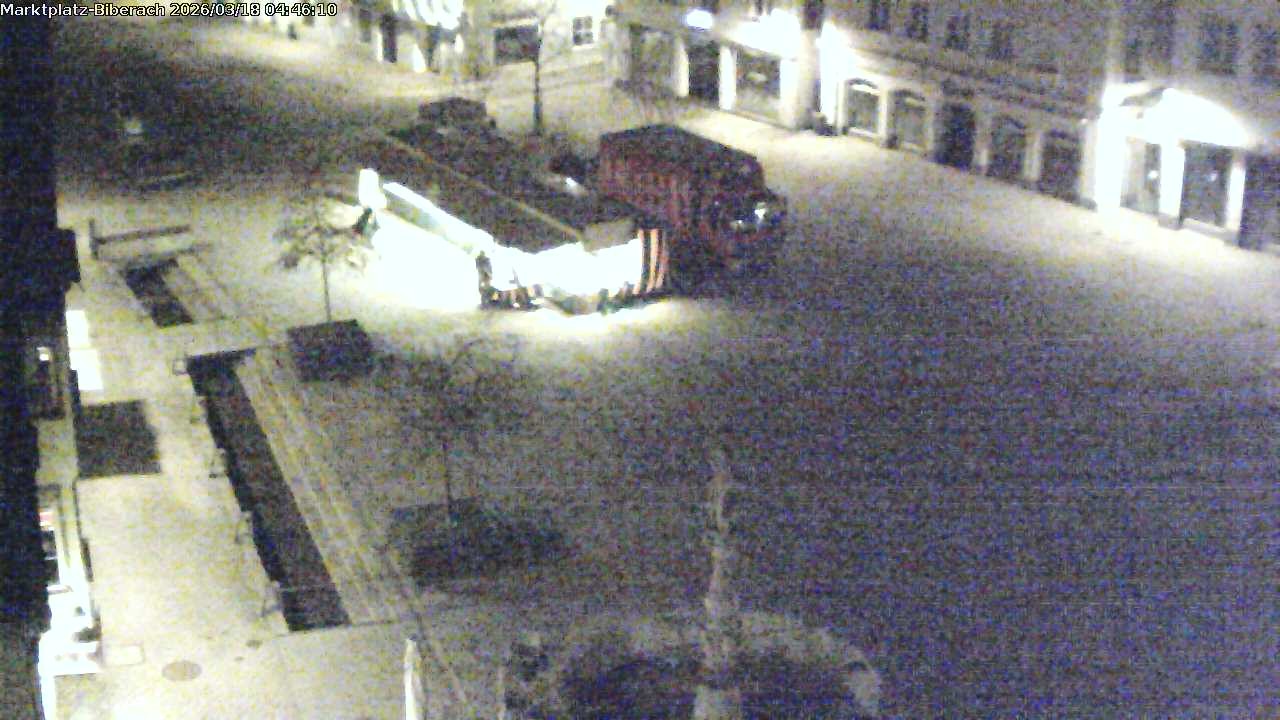 Archiv Foto Webcam Marktplatz Biberach an der Riß