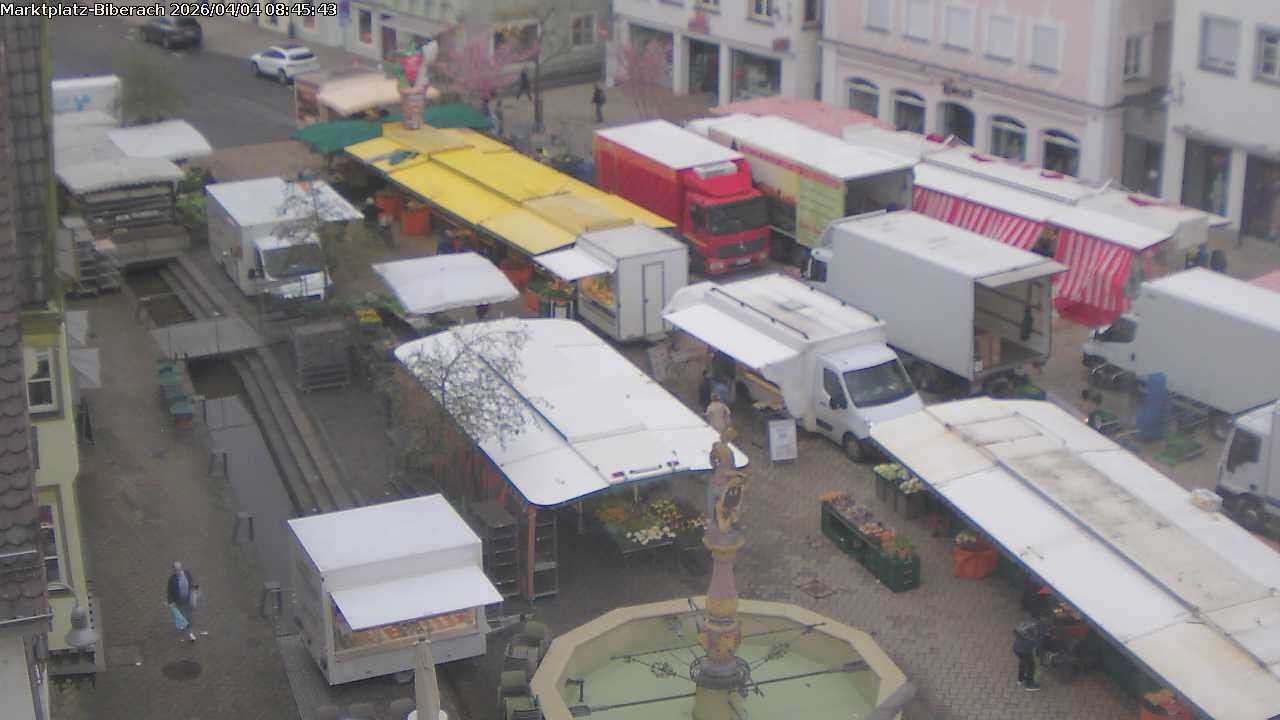 Archived image Webcam Biberach an der Riß - Town Square