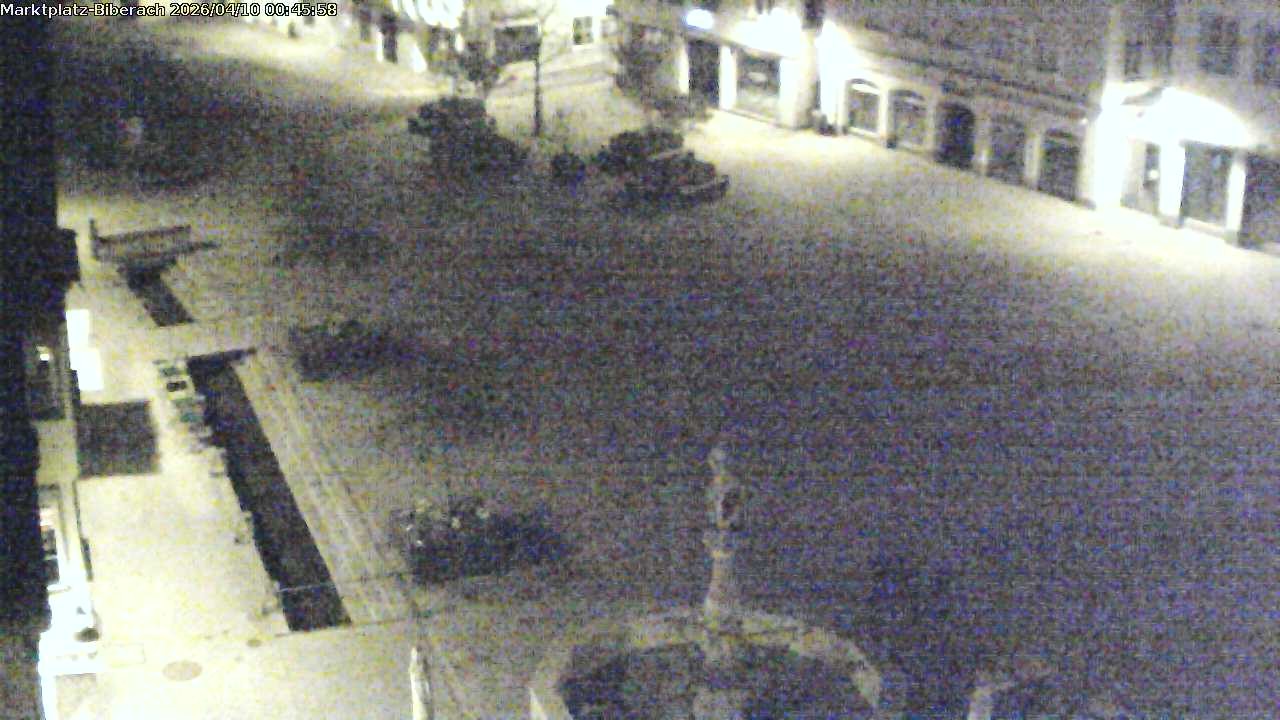 Archiv Foto Webcam Marktplatz Biberach an der Riß