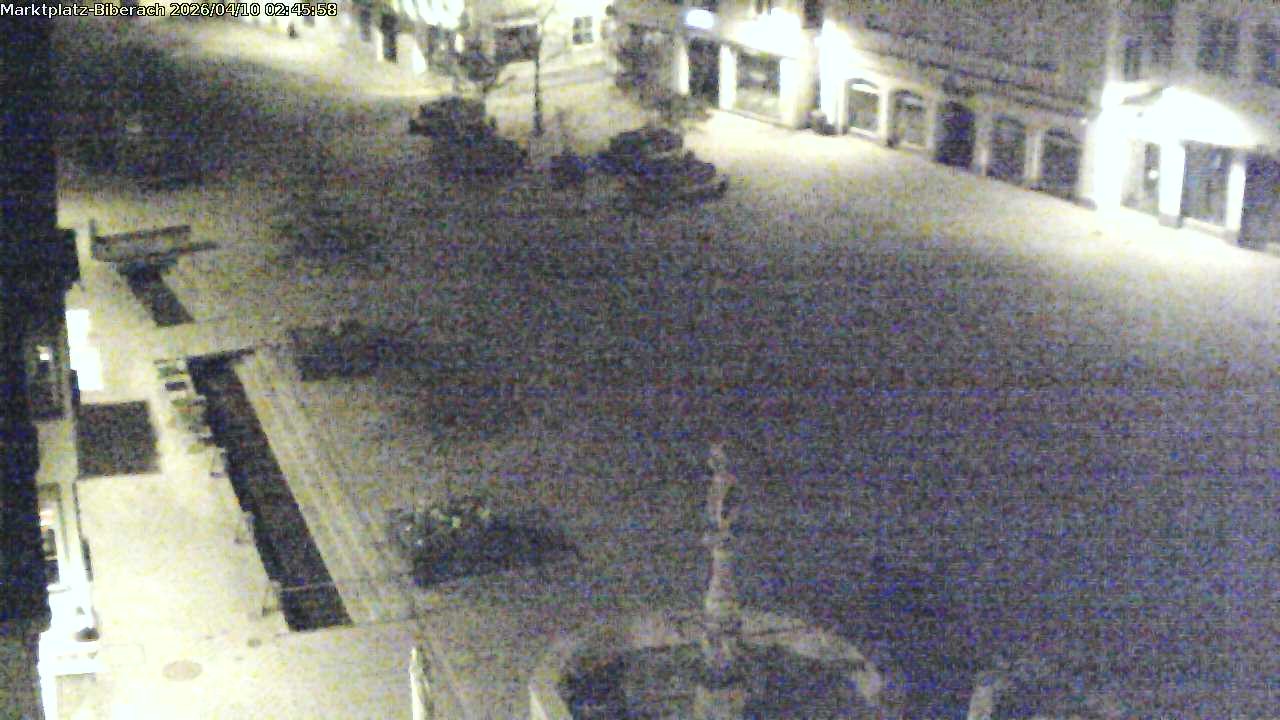 Archiv Foto Webcam Marktplatz Biberach an der Riß