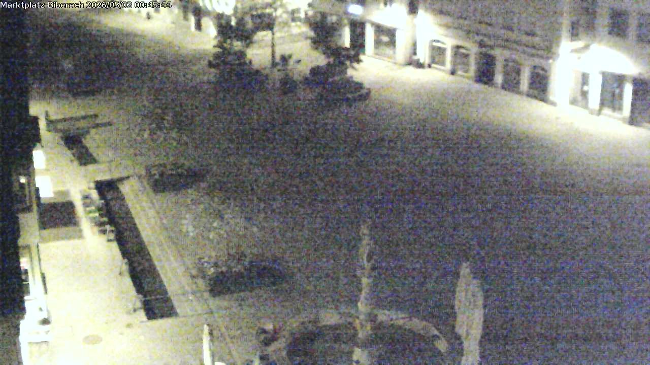 Archiv Foto Webcam Marktplatz Biberach an der Riß