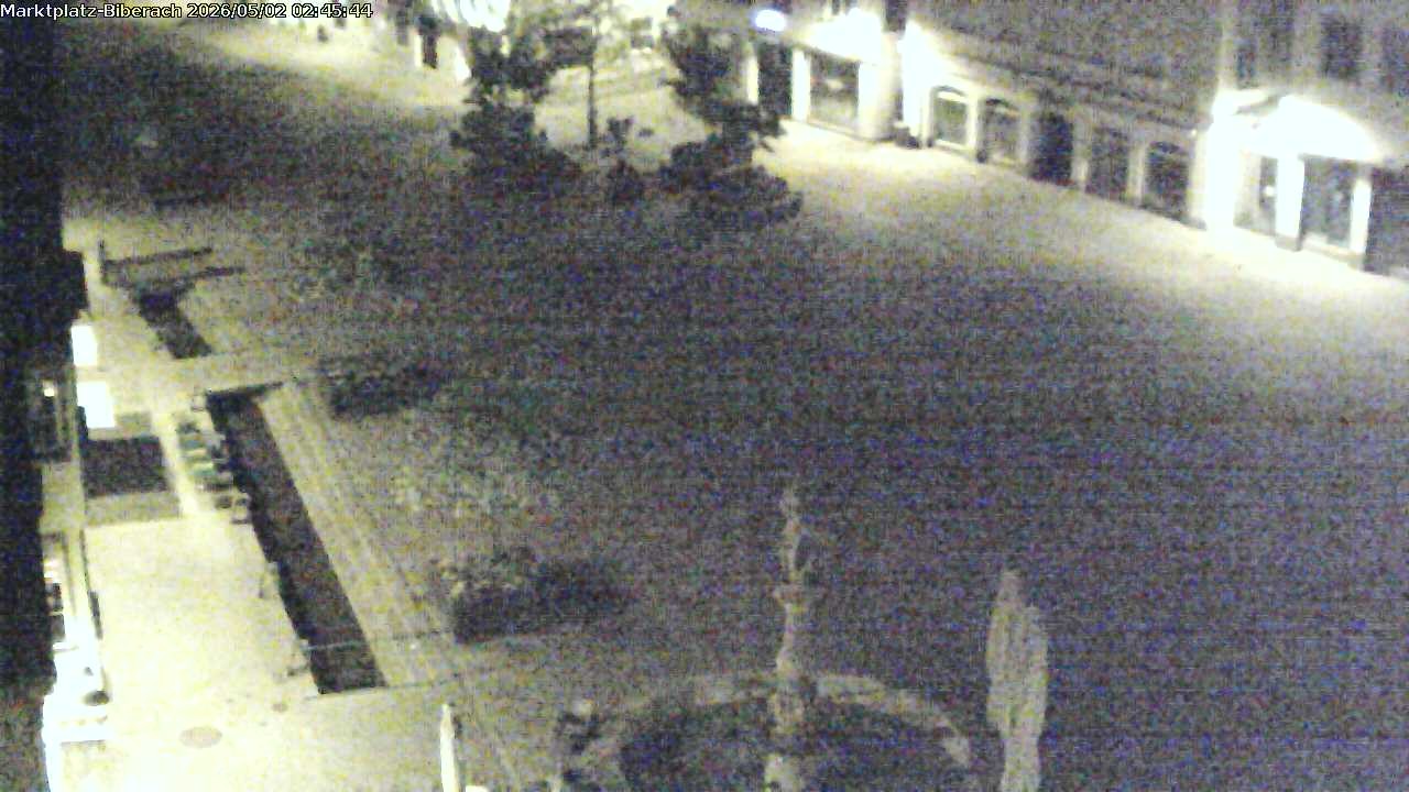 Archiv Foto Webcam Marktplatz Biberach an der Riß