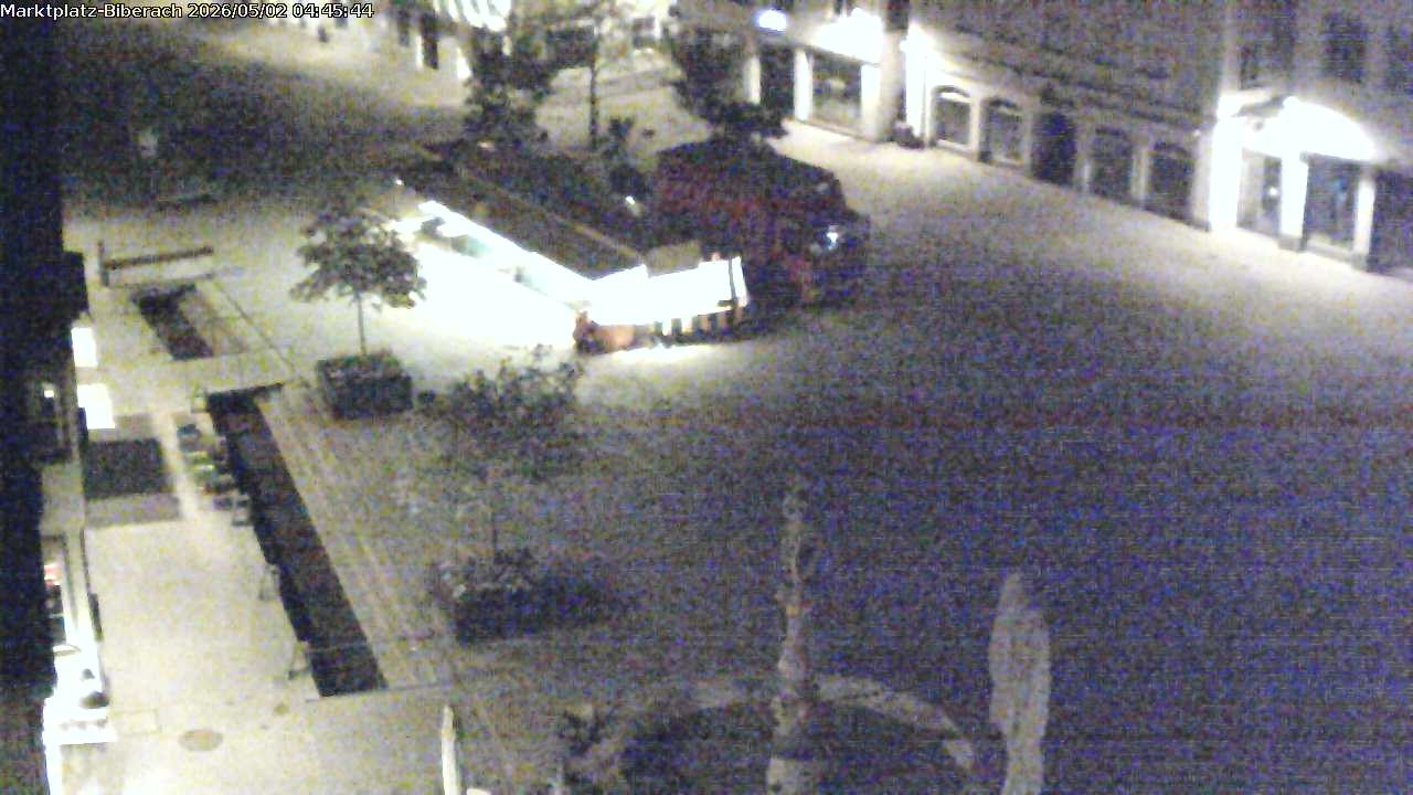 Archiv Foto Webcam Marktplatz Biberach an der Riß
