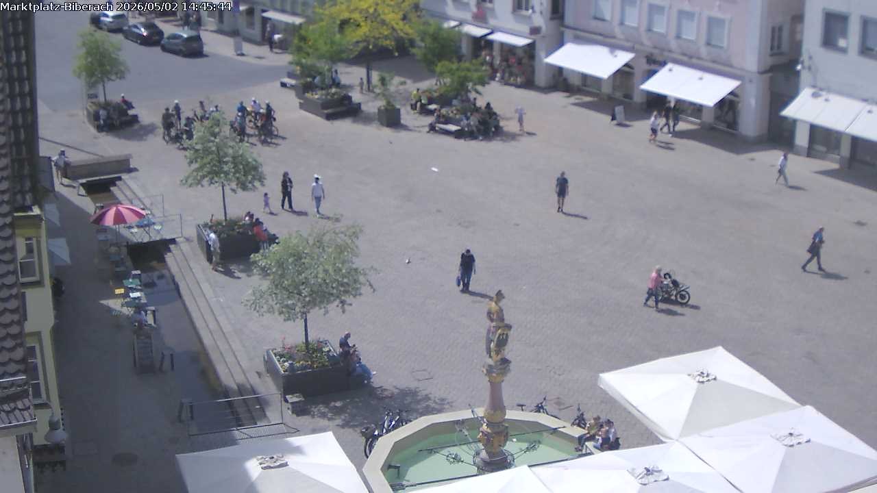 Archived image Webcam Biberach an der Riß - Town Square