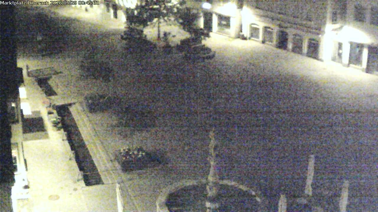 Archiv Foto Webcam Marktplatz Biberach an der Riß